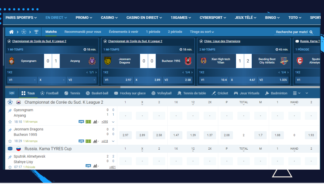 1xBet en direct 1xBet en direct