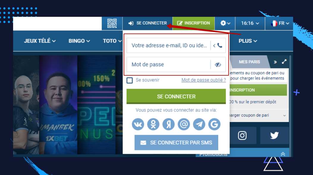 Connectez-vous au site officiel 1xBet SN Connectez-vous au site officiel 1xBet SN